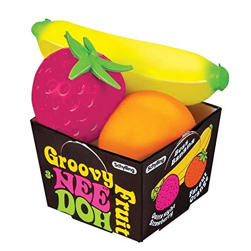 Nee Doh Groovy Fruit 1 Nee Doh Groovy Fruit