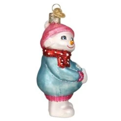 Expectant Snowlady Glass Ornament -Toy Series Store aduo1nvkxqkfueql6svh
