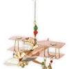 Santa Bi Plane Ornament