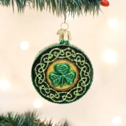 Celtic Brooch Glass Ornament -Toy Series Store amjoregipksfkyus1k2n