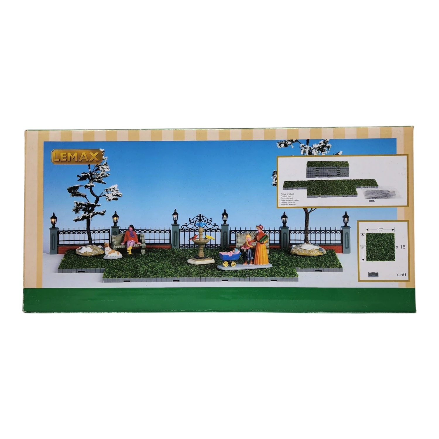 Lemax Complete Plaza Park Grass - 16 Pieces 3 Lemax Complete Plaza Park Grass - 16 Pieces - Image 3