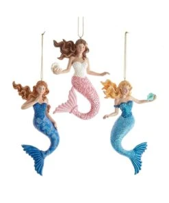 Kurt Adler Mermaid With Ocean Pattern Ornament - -Toy Series Store ay487fsbn2gwwnhpcxqb