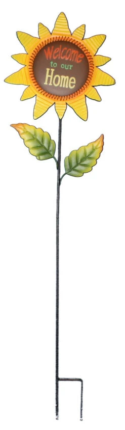 Metal Sunflower Yard Stake - -Toy Series Store ayvsg7x37wa5leh0dgy6