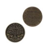Roman Irish Prayer - Tree Of Life Token