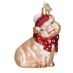 Old World Christmas Snowy Pig -Toy Series Store bvncetdkk3h4osyefbb4