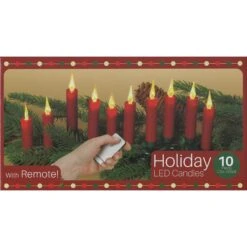 4 Inch LED Clip On Candle - 10 Piece Set - Red -Toy Series Store bykqrcz9f9uqba9raaqm
