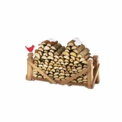 Enesco Villages Natural Wood Log Pile Accessory -Toy Series Store c8cete1cexdycfpe51g3
