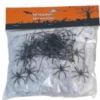 2 Oz Spider Web With 16 Spiders