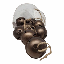 Jingle Bells (8 Pack) - 50mm - Bronze -Toy Series Store couqvl6klgvr5ekejlko