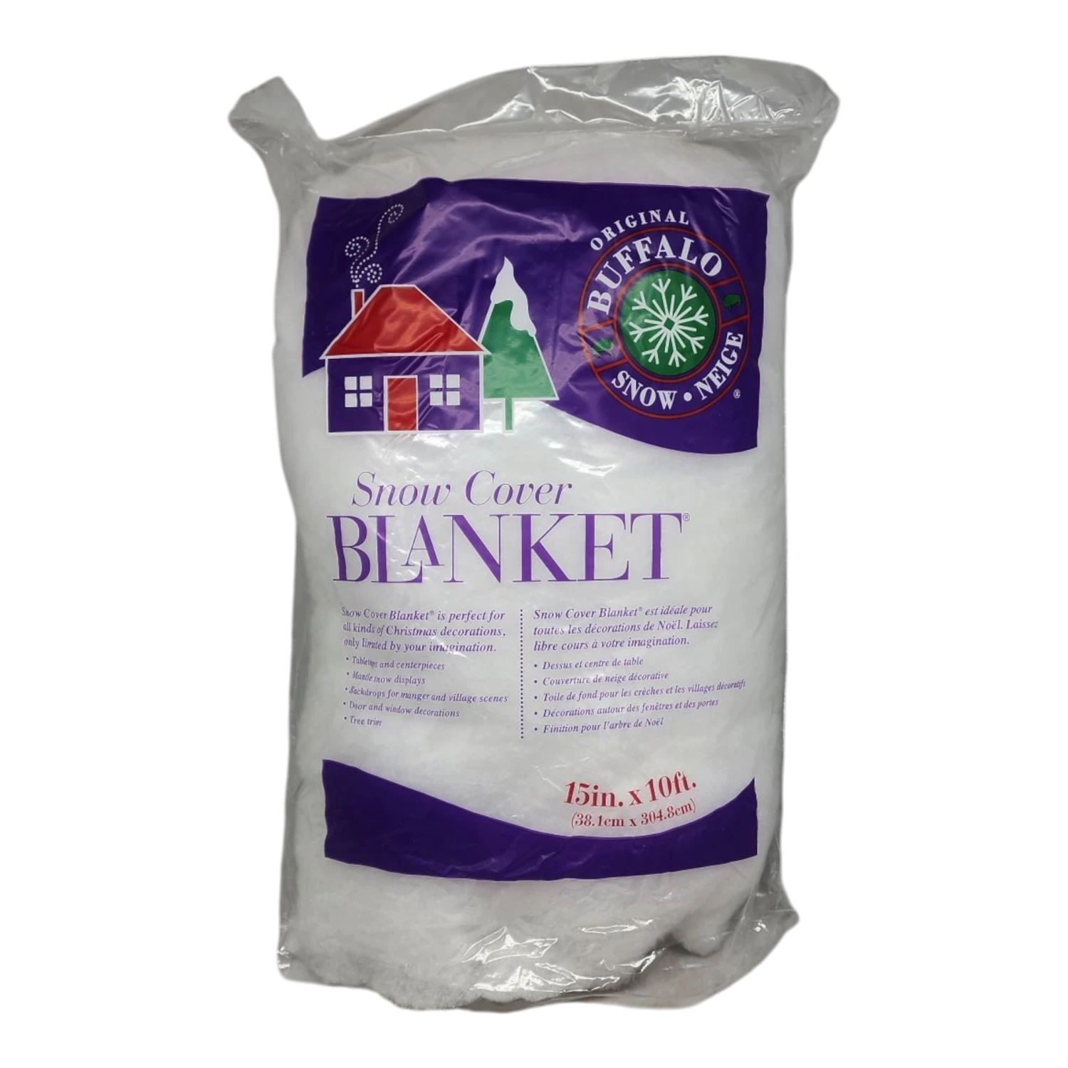 Buffalo Snow Blanket - 15" X 10 Feet 1 Buffalo Snow Blanket - 15" X 10 Feet