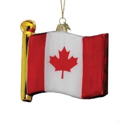 Kurt Adler Noble Gems Flag Of Canada Glass Ornament 3 Kurt Adler Noble Gems Flag Of Canada Glass Ornament -Toy Series Store d4rhft4osz2t0pk22wzr