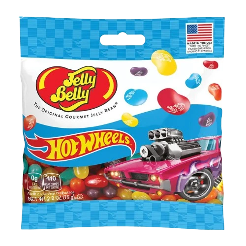 Hot Wheels Jelly Beans 2.8 Oz Grab & Go Bag 1 Hot Wheels Jelly Beans 2.8 Oz Grab & Go Bag