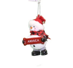 Cozy Snowman Ornament (Letters A - F) - -Toy Series Store d8erbiv13lzxlatldws6