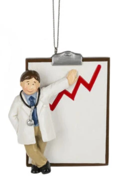Doctor With Chart Ornament - Male -Toy Series Store d9tasnndq83dqdm24o4c