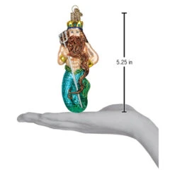 Neptune Merman Glass Ornament -Toy Series Store d9xfqfybkkaqwqnjvnfa
