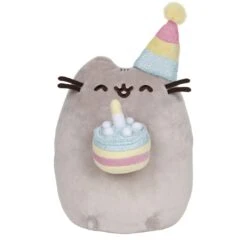 GUND Birthday Cake Pusheen Plush