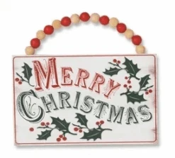 Wood Holiday Hanging Sign - -Toy Series Store dfahu08yecprm1nqzxoo