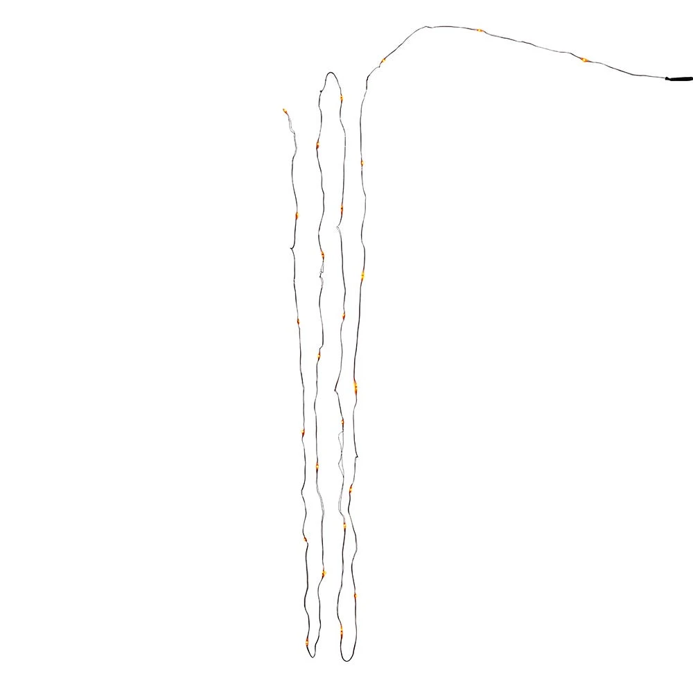 Kurt Adler 10' 25-Light Battery-Operated Orange LED Fairy Lights 4 Kurt Adler 10' 25-Light Battery-Operated Orange LED Fairy Lights - Image 4