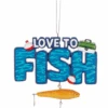 Outdoor Ornaments - Love To Fish