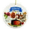 Vermont State Themes Ornament
