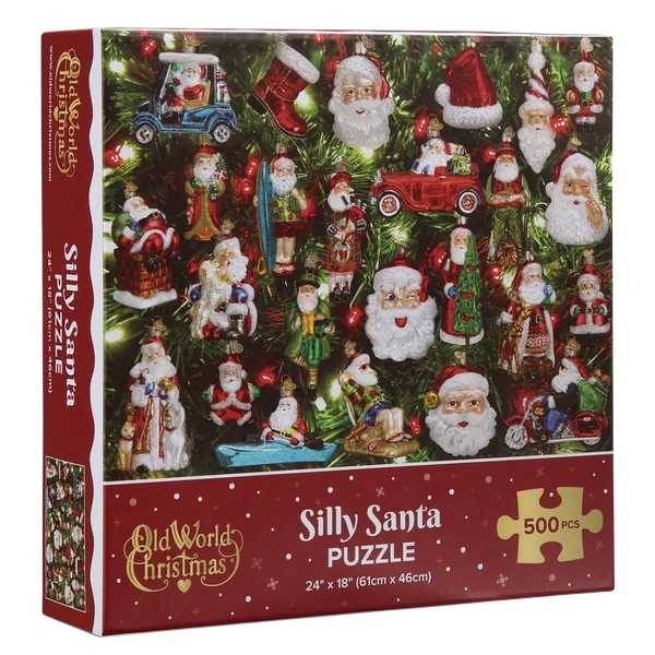 Silly Santa Puzzle - 500 Pieces 1 Silly Santa Puzzle - 500 Pieces