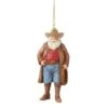 Western Santa Cowboy Hat Ornament