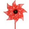 PVC Pinwheel - Red Butterflies