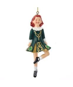 Kurt Adler Dancing Irish Girl Ornament