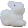 Flocked Resin Bunny - 2.2 Inch