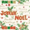 Paper Lunch Napkin - Bonne Annee - Red