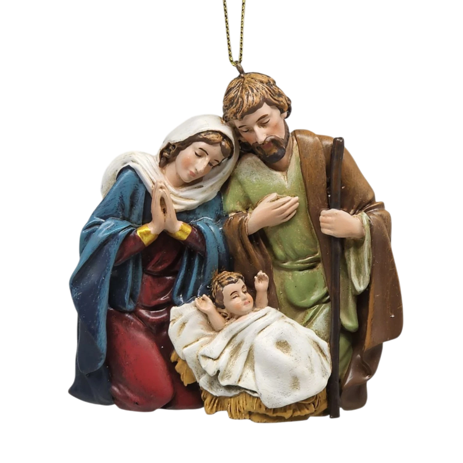 Hanging Ornament Nativity - 8 Piece Set 2 Hanging Ornament Nativity - 8 Piece Set - Image 2