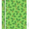 Premium Holiday Roll Wrap - 80 Square Feet - Contemporary Holly