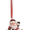 Ceramic Christmas Character Vehicle Ornament - Santa Car