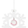 Sports Snowflake Ornament - Baseball