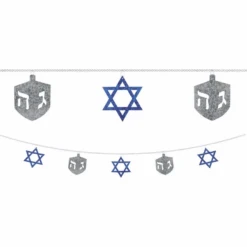 Hanukkah Ring Garland - 9 Feet Long
