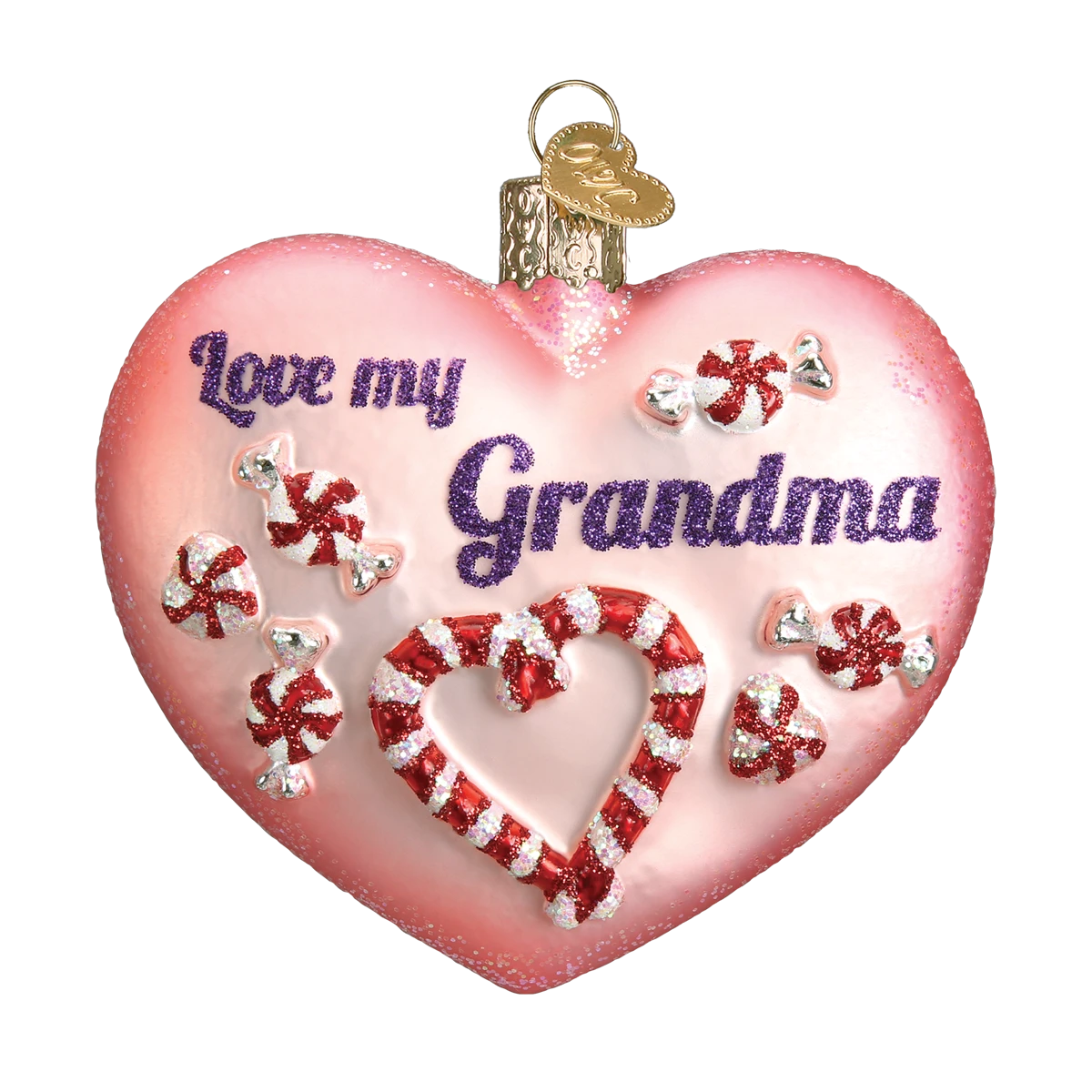 Old World Christmas Grandma Heart 2 Old World Christmas Grandma Heart - Image 2