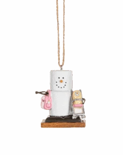 S'mores Baby Ornament - Pink