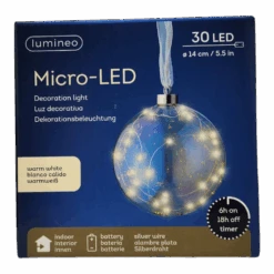 Lumineo Micro LED Lighted Ball Ornament - Warm White 6 Lumineo Micro LED Lighted Ball Ornament - Warm White -Toy Series Store h9i2uujao5sgz0tdxe68