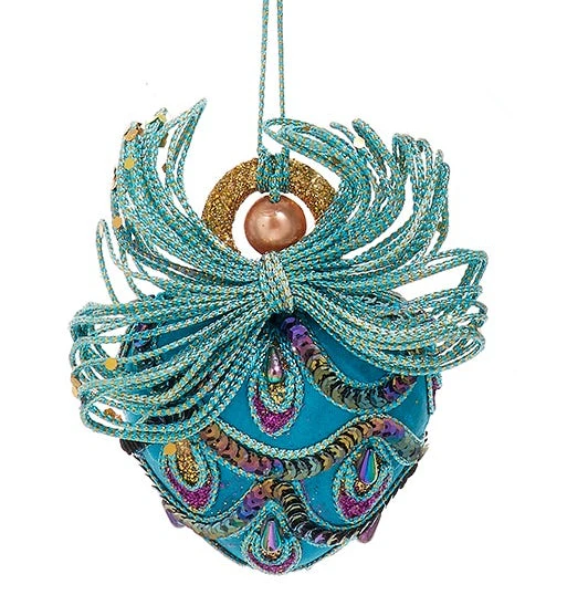 Kurt Adler Peacock Fairy Ornament - 4 Kurt Adler Peacock Fairy Ornament - - Image 4