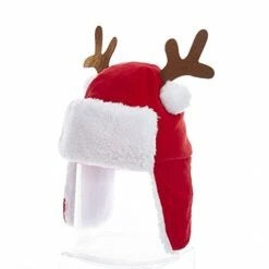 Kurt Adler Plush Red Kids Hat With Antlers -Toy Series Store hix6wjgpphfpi9de2i9b