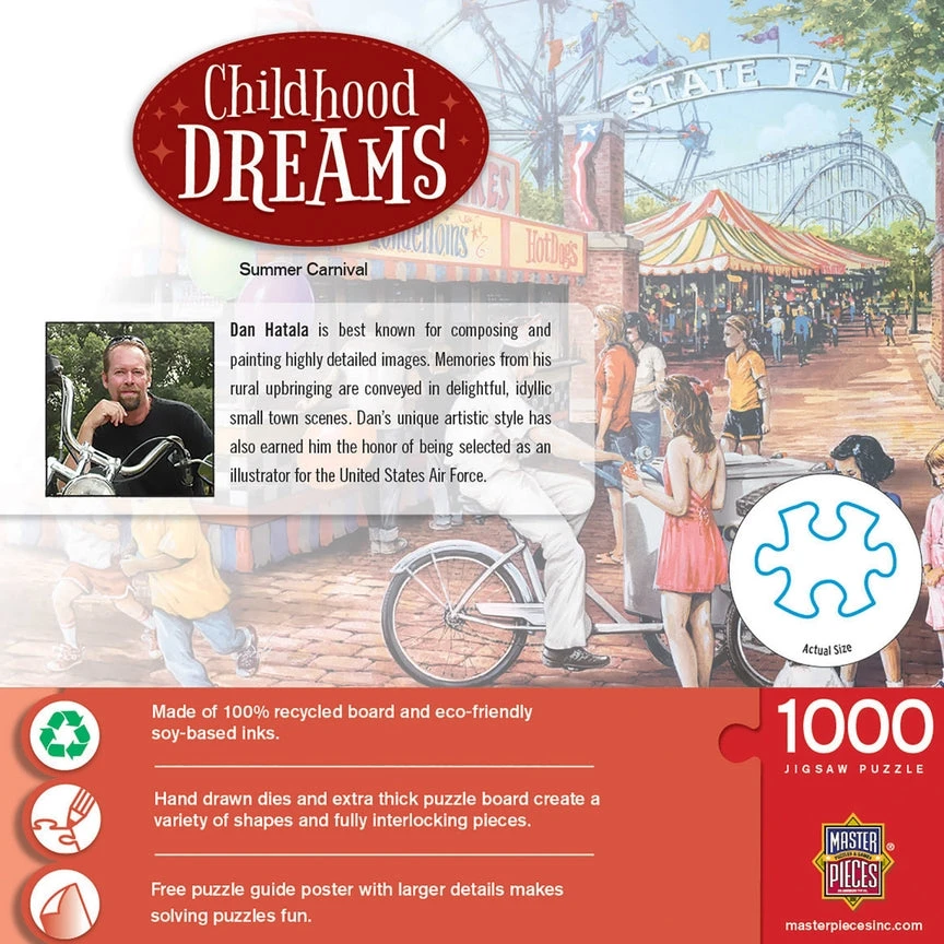 Childhood Dreams - Summer Carnival 1000 Piece Puzzle 2 Childhood Dreams - Summer Carnival 1000 Piece Puzzle - Image 2