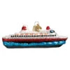 Cruise Ship Glass Ornament