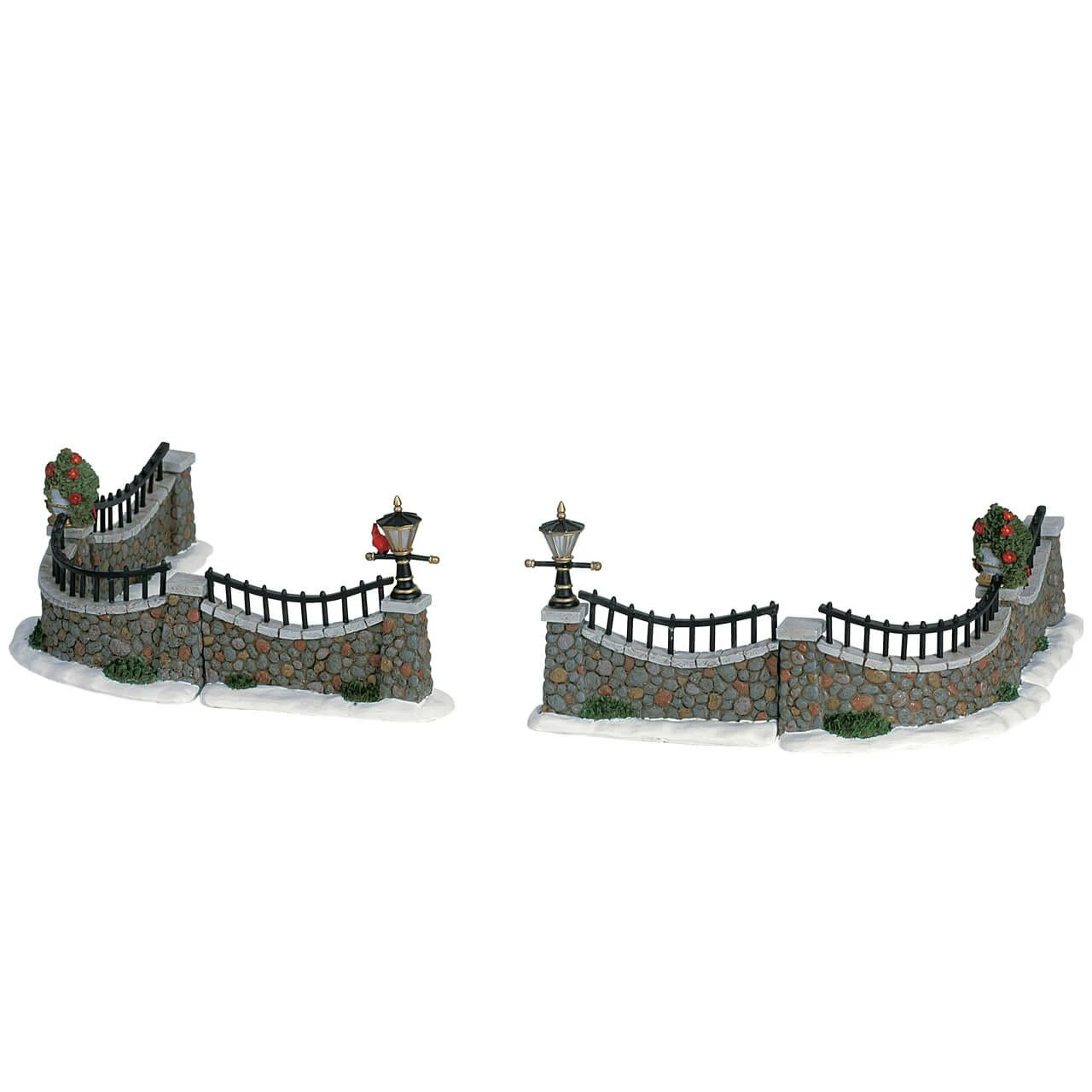 Lemax Stone Wall - 6 Piece Set 1 Lemax Stone Wall - 6 Piece Set
