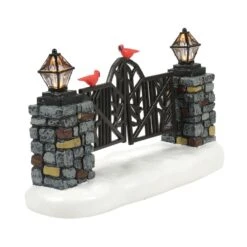 Department 56 Lighted Christmas Gate With Cardinals -Toy Series Store hnoqdybwnhskjif9ebxx