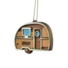 Wooden Vermont 'Airstream' Camper Ornament