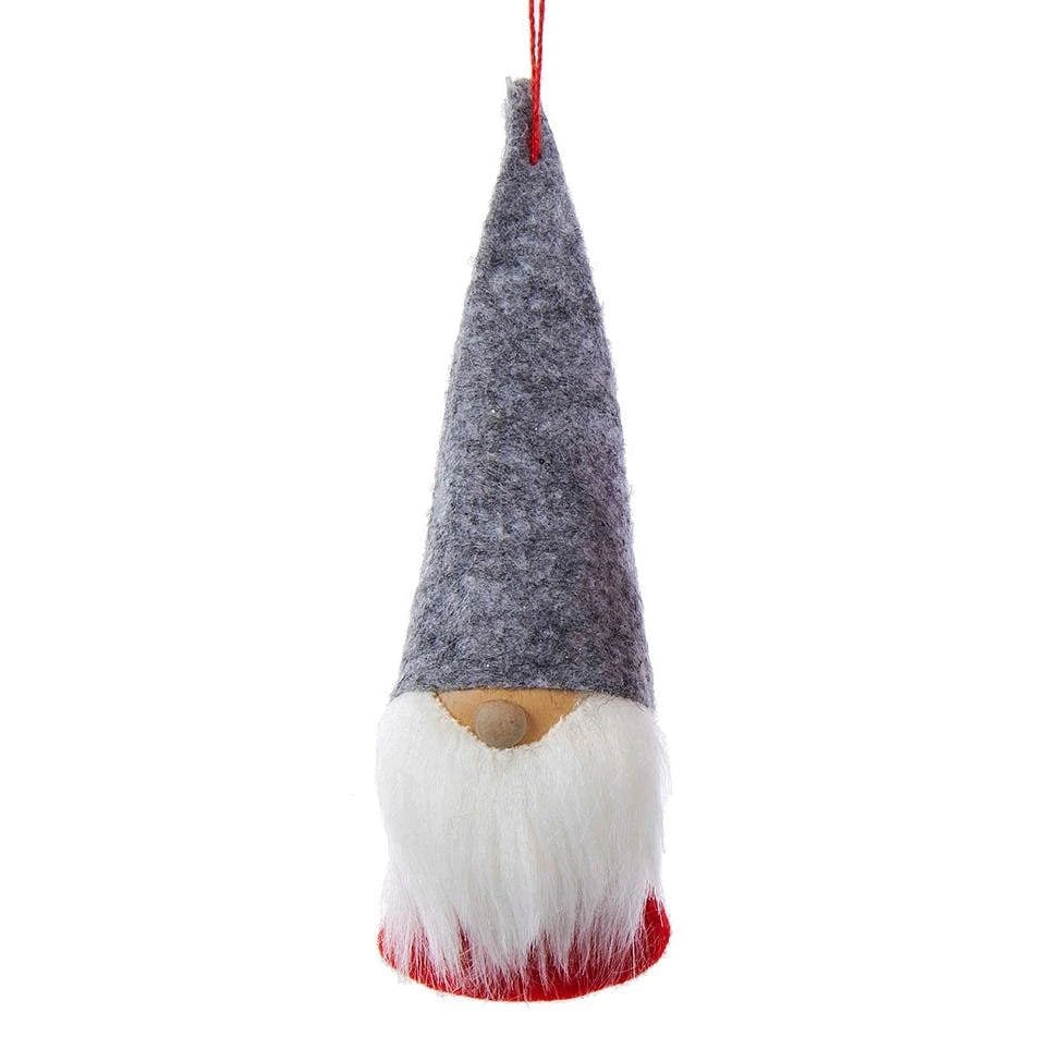 Kurt Adler Wood And Felt Gnome 5 Inch Ornament - 2 Kurt Adler Wood And Felt Gnome 5 Inch Ornament - - Image 2
