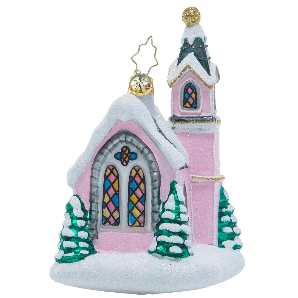 Enchanting Chapel - Glass Ornament 2 Enchanting Chapel - Glass Ornament - Image 2