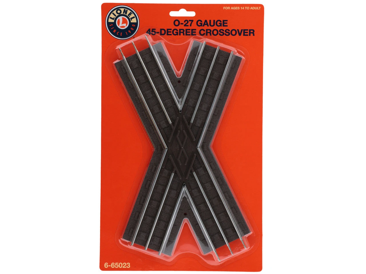 Lionel O-Scale O27 Tubular Crossover Track - 45° 1 Lionel O-Scale O27 Tubular Crossover Track - 45°