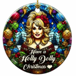 Have A Holly Dolly Christmas Ornament