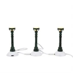 Department 56 Copper Lamp Post - 3 Piece Set